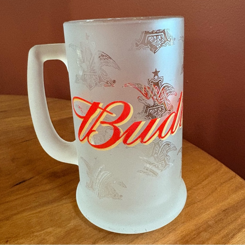 Vintage Budweiser Anheuser Busch Frosted Beer Mug
